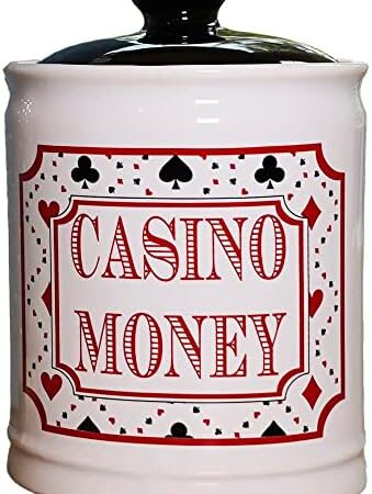 Cottage Creek Casino Money Jar, Casino Gifts, Slot Machine Piggy Bank, Handheld Game Coin Bank, Casino Theme Party Decorations, Birthday Gifts for Women, Gifts for Him, Gambling Gifts